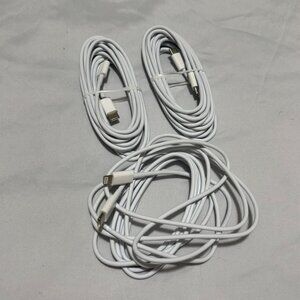 (3) iPhone Fast Charger Cords Cables